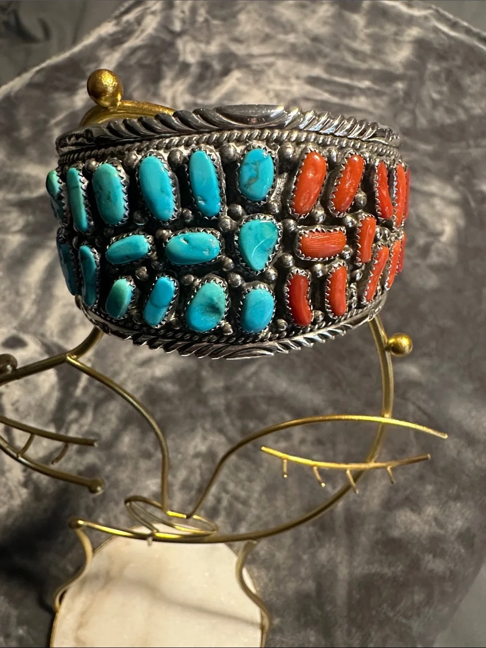 Vintage Navajo Cuff Tommy Moore Sterling
